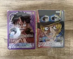 ワンピースカード モンキー・D・ルフィ リーダー 2枚セットプロム