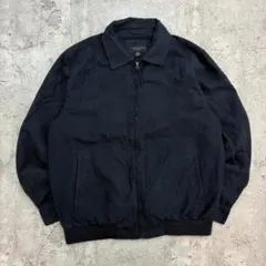 PRONTO UOMO　スイングトップ　L　ネイビー　ジップアップ　古着