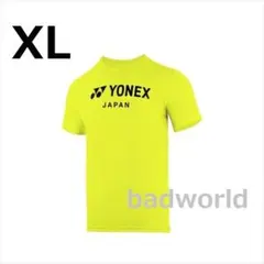 新品/XL/ライムイエロー/ヨネックス/Tシャツ/海外モデル/LIME/黄/39