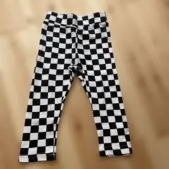 RRmoment ベビー パンツ チェッカーフラッグ柄