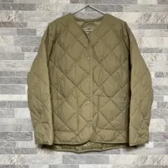 UNIQLO パフテックリラックスジャケット レディース ベージュ L