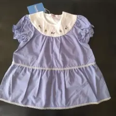 ファミリア　タグ付き新品　水色チュニック（90）