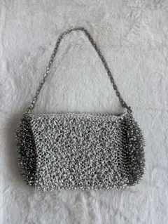 アンテプリマ ワイヤーバッグ希少デザイン チェーン シルバー パーティー