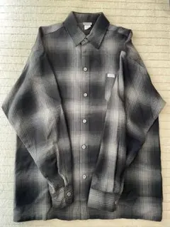 caltop キャルトップチェックシャツ　black×charcoal