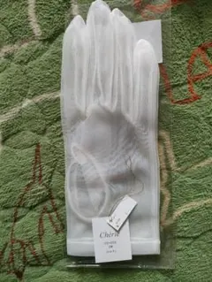 Chérie CG-20ホワイトウェディンググローブ ショート