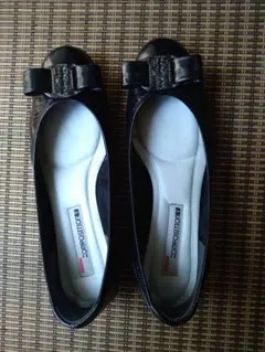 コンポジション9 　黒　バレエシューズ