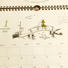 Moomin Calendar 2022 壁掛けカレンダー最終セール❕のサムネイル