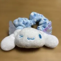 サンリオ　シナモロール　シュシュ　ギンガム　エンジェル