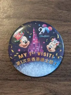 香港ディズニーランド 20周年 ピンバッジ