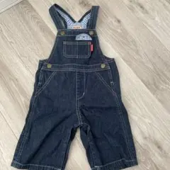 ミキハウス　デニムオーバーオール　M（80-90cm）