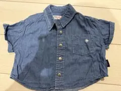 polo 80サイズ　半袖デニムシャツ