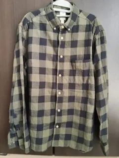 H&M フランネルシャツ 長袖 メンズ　М