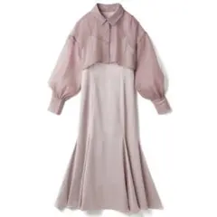 GRL シアークロップド丈シャツ k8894a シャツのみ