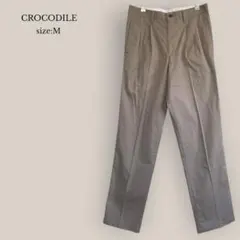 クロコダイルCROCODILE スラックス　チノパン　メンズ　ブラウンのサムネイル