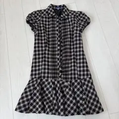 コ*店様 BURBERRY チェック柄 半袖ワンピース 38
