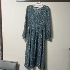 OLIVE des OLIVE 花柄ロングワンピース M