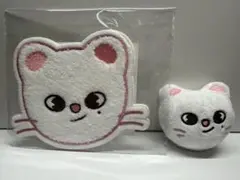 straykids ジニレットぬいぐるみマグネットとサガラ刺繍コースター