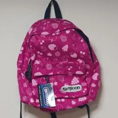 未使用⭐子供用リュック OUTDOOR ピンク フルーツ柄