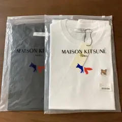 残りわずか 正規品 M メゾンキツネ 半袖Tシャツ 白黒2枚セット 新品のサムネイル