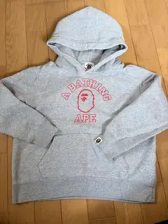 BAPE KIDS パーカー グレー