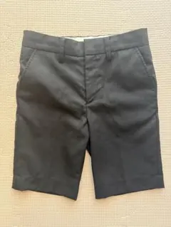 黑 フォーマルハーフパンツ120cm 100％毛