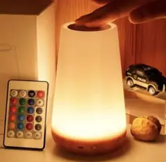 【新品未開封】タッチ式 LED テーブルランプ USB充電 リモコン付のサムネイル