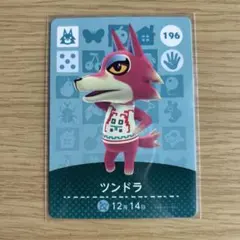 amiiboカード　ツンドラ　あつまれどうぶつの森