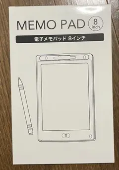 電子メモパッド　8インチ　ペン付き　箱付きのサムネイル