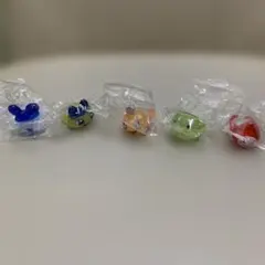 たまごっち　ぷくっとクリアリング　指輪　5つ