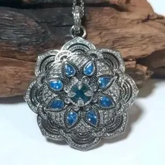 新品 cz ジルコニア ネックレストップ ロータス イミテーション大ぶり 