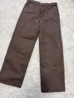 UNIQLO U ブラウン ストレートパンツ