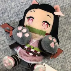 鬼滅の刃 にゃほぉるめ ぬいぐるみ 竈門禰豆子