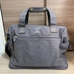 anello アネロ ボストンバッグ グレー