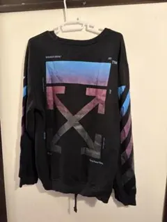 Off-White Water Delay スウェット M-L相当 ブラック - メルカリ