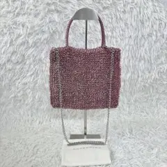 人気カラー アンテプリマ ミディアム ピンク 2way チェーンショルダー