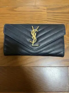 SAINT LAURENT ブラック 長財布