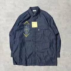 極美品 EXAMPLE ROSE CRCLE SIDE ZIP SHIRTS L - メルカリ