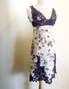 ラルトラモーダの花刺繍レースワンピースsのサムネイル