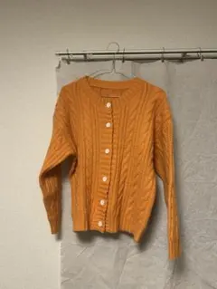 SANSeLF オレンジカーディガン