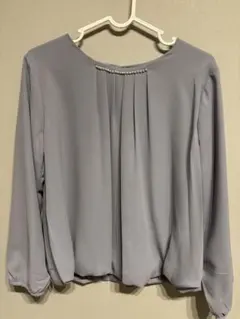 Honeysライトグレー 長袖ブラウス