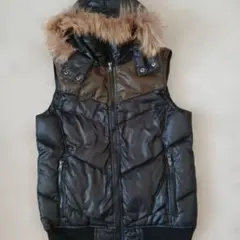 agate フード付きベスト Lサイズ