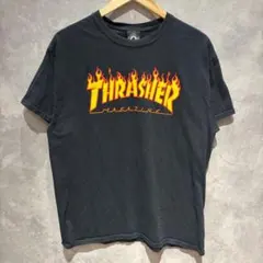 希少】スラッシャー × ガール コラボ ファイヤーロゴ Tシャツ Lサイズ