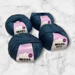 ウールミックス　wool mix ネイビー