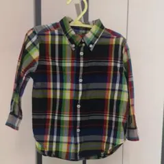 ラルフローレン　チェックシャツ　24m 90cm　長袖