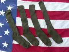 米軍 OD クッションソールソックス 2組 M　X-STATIC 　靴下　242