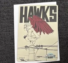 【複数購入で値引きあり】ヒロアカ展　マグネットステッカー　ホークス