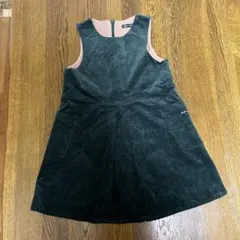 べべ　ワンピース　ジャンバースカート　１４０　グリーン