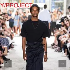 【Y project】2018ss ブラック半袖　Tシャツ