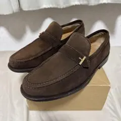 BALLY スエードローファー ブラウン イタリア製 高級革靴のサムネイル