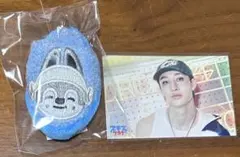 スキズサウナ オンラインくじ スリッパキーホルダー ウルフチャン ステッカーB